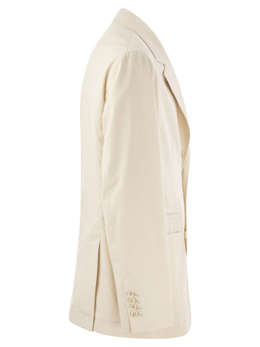 Brunello Cucinelli Cotton And Cashmere Deconstructed Jacket