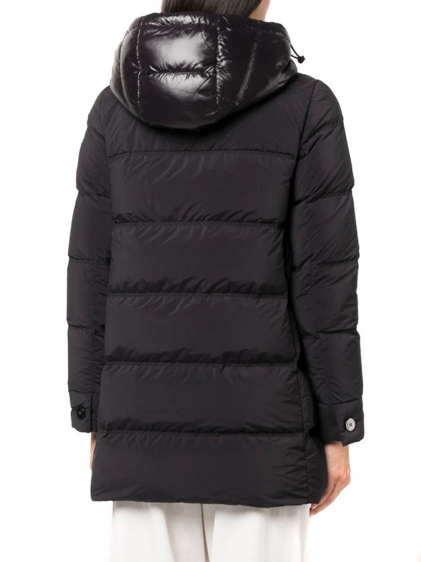 Peuterey Women's Puffer Jacket With Hood And Textured Panels