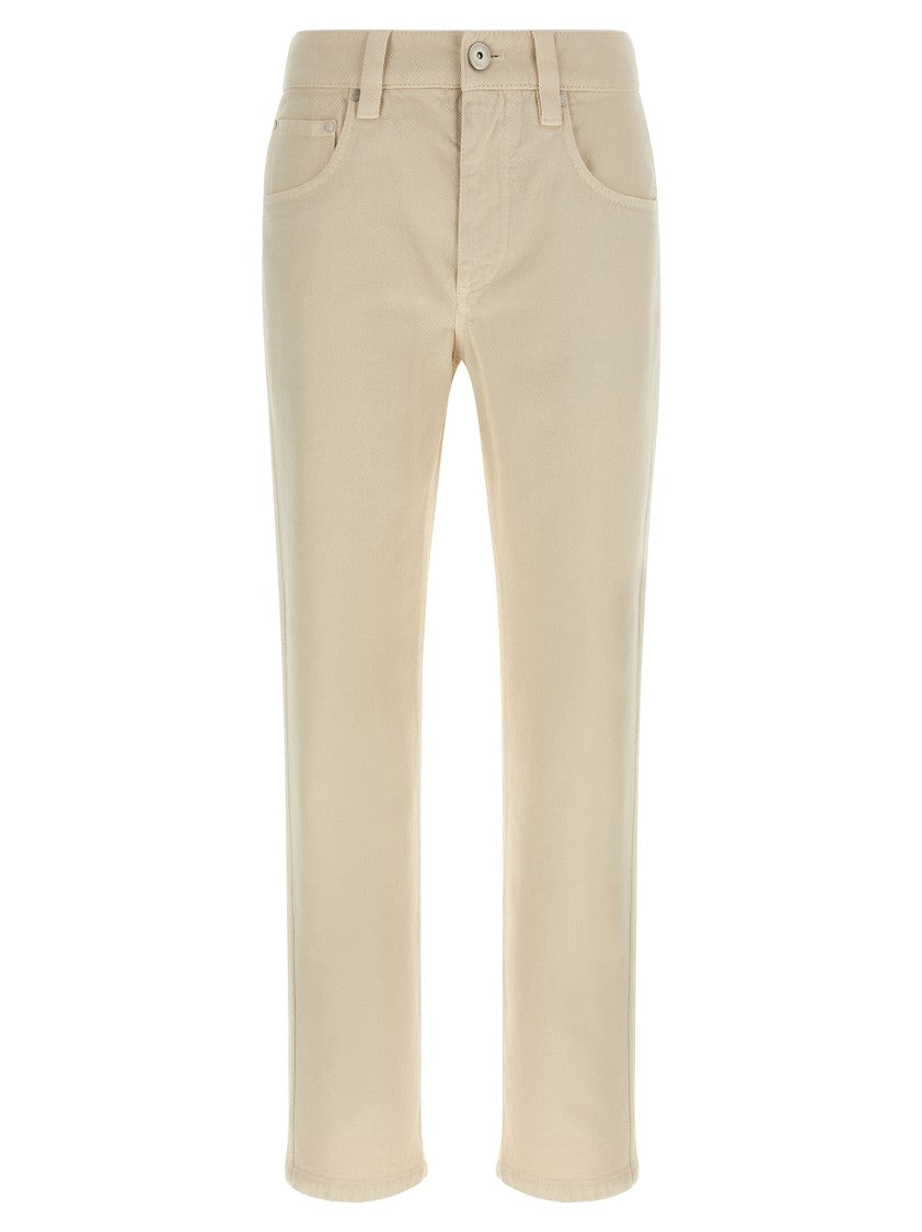 Brunello Cucinelli Straight-Fit Denim Trousers