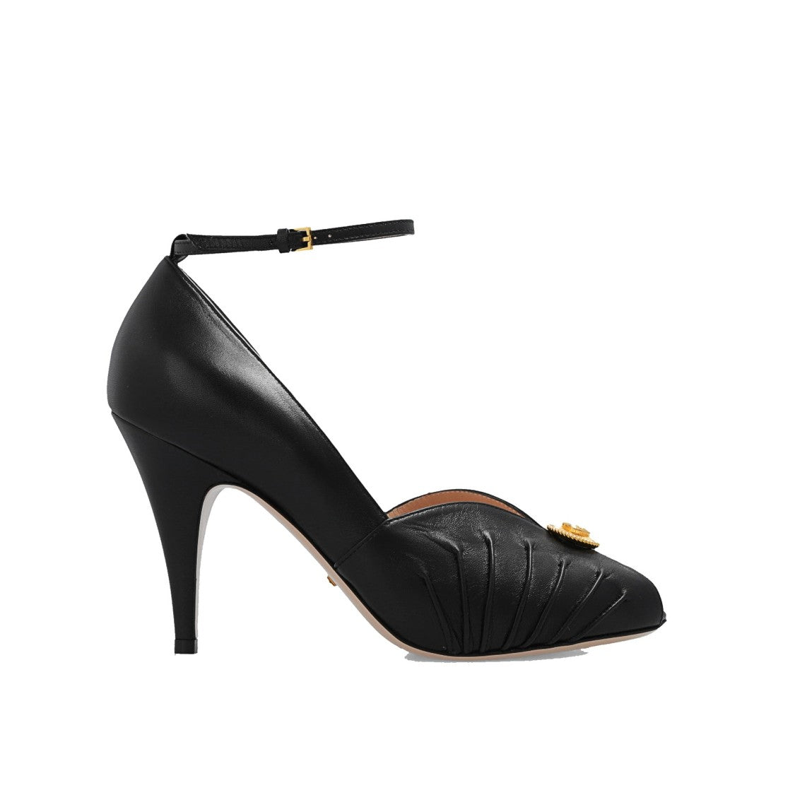 Gucci Black Leather Pumps