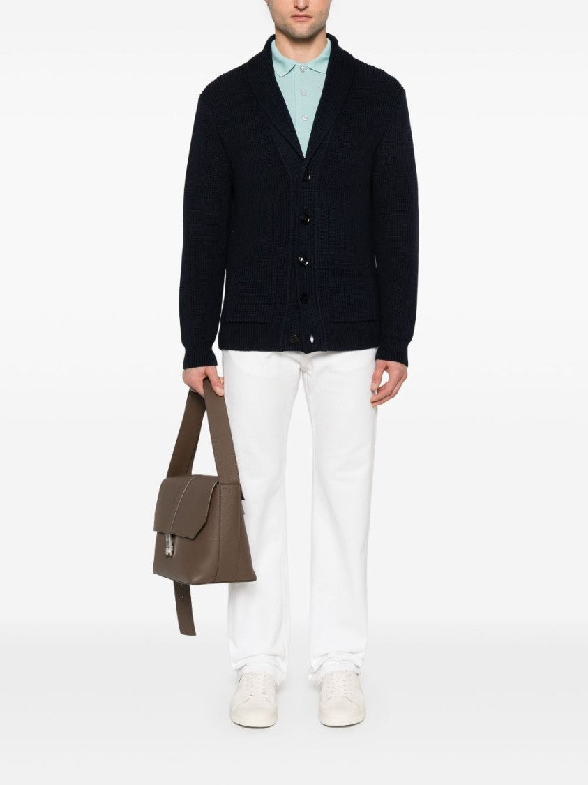 Tom Ford Powder Blue Polo Shirt With Embroidered Logo