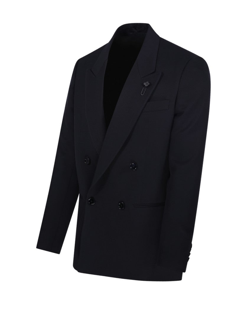 Lardini Double-Breasted Tailored Blazer
