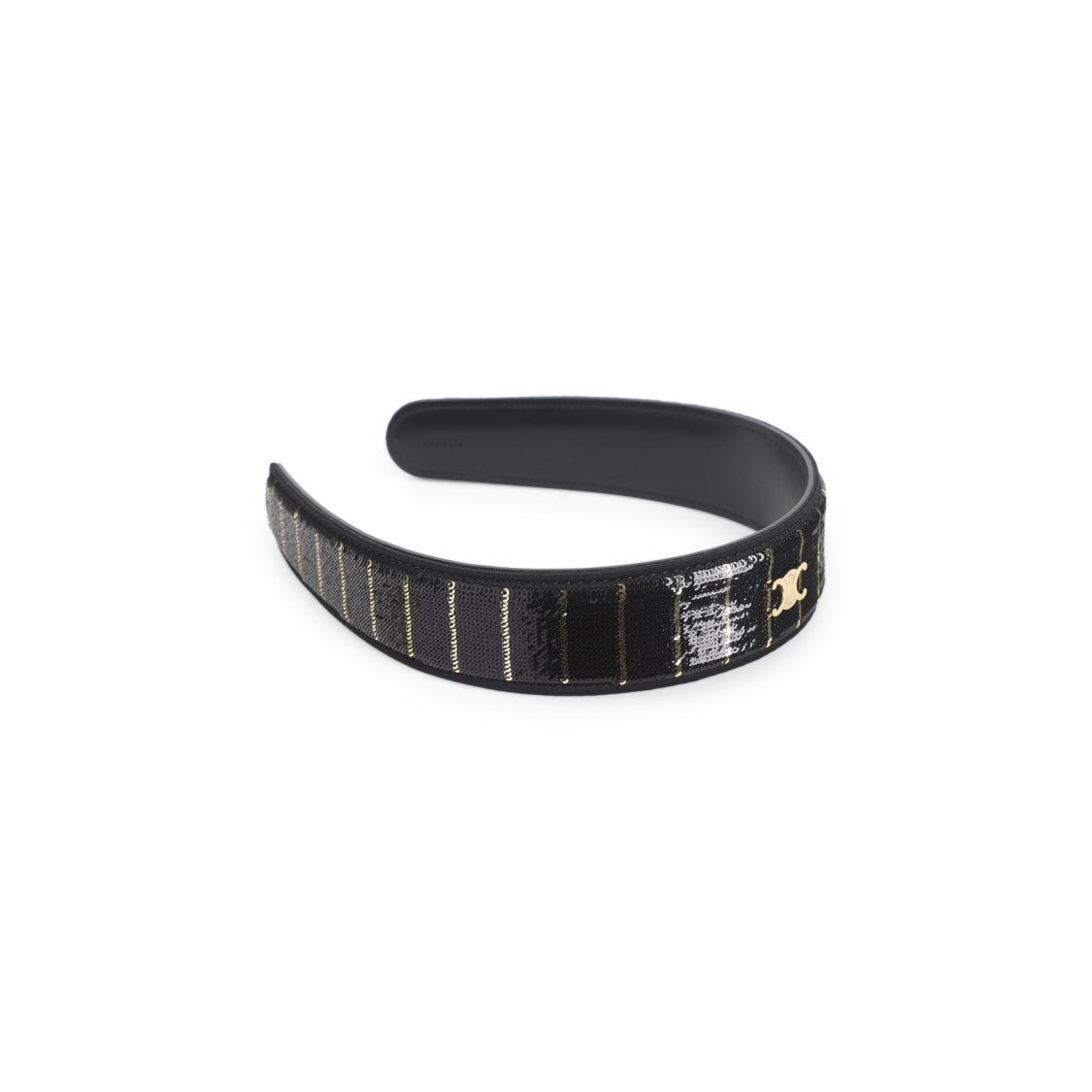 Celine Striped Sequins Headband