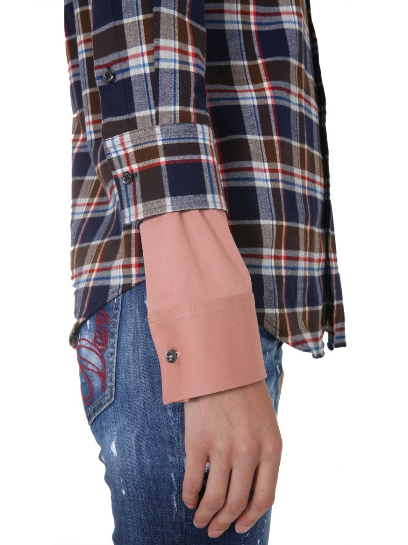 Dsquared2 Front Button Flannel Shirt