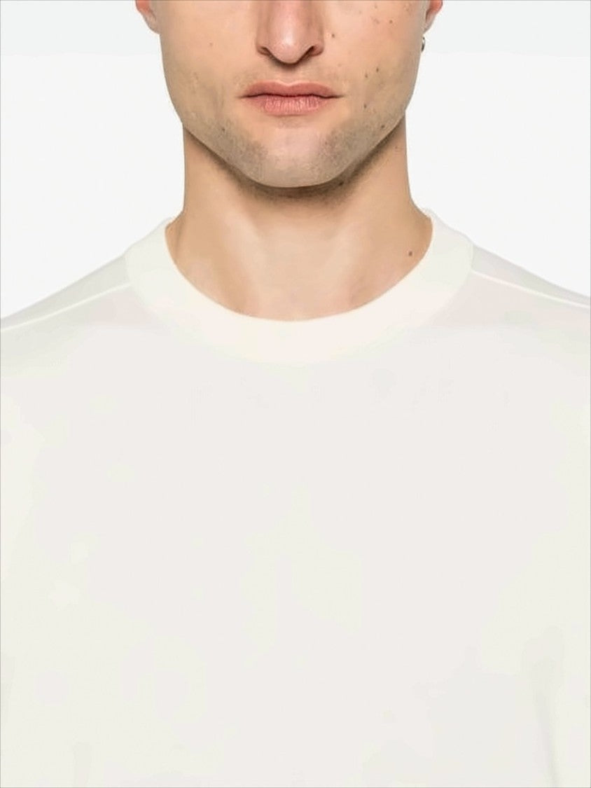 Stone Island Clean Design Cotton Sweater With Distinctive Sleeve Patch