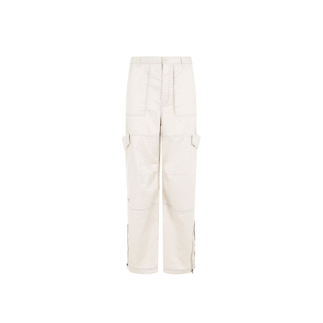 Acne Studios Beige Cargo Pants With Wide Leg Design