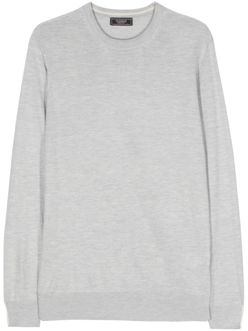 Peserico Fine-Ribbed Melange Jumper
