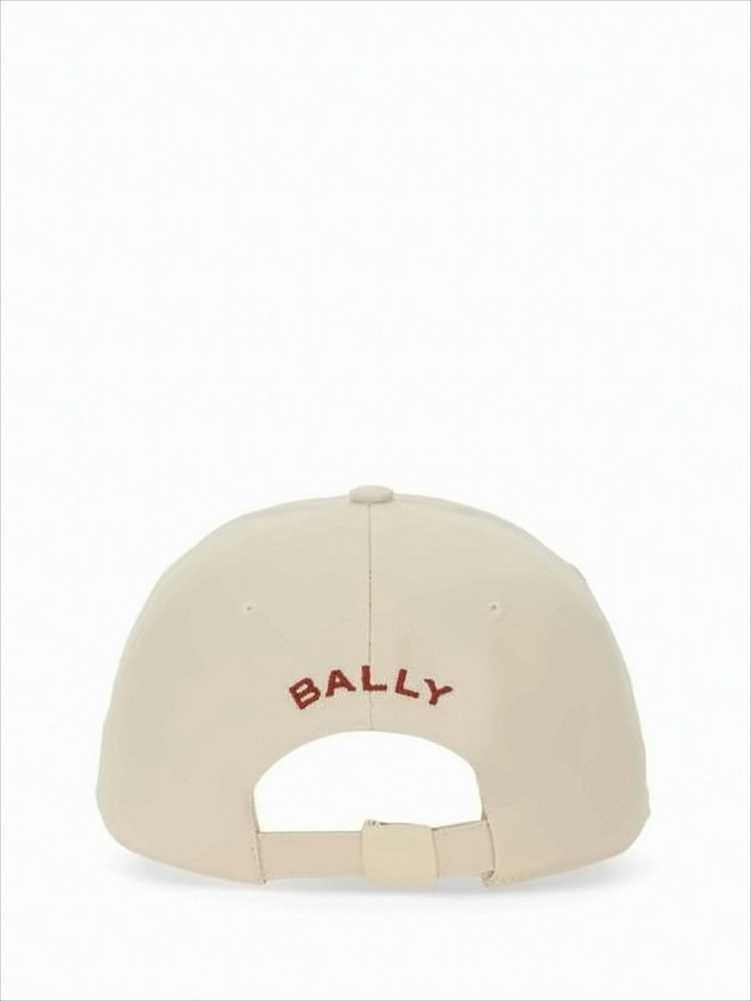 Bally Cotton Baseball Cap With Embroidered Detailing