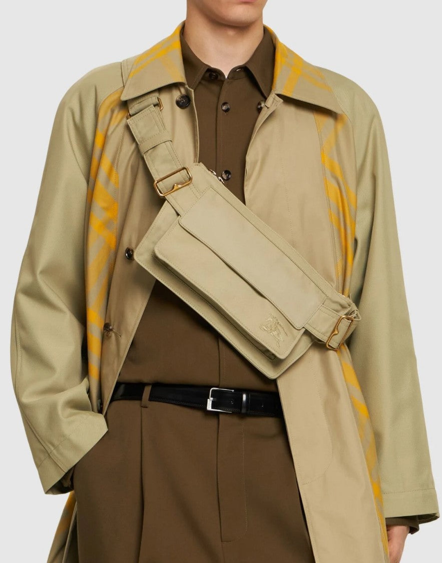 Burberry Trench Gabardine Logo Belt Bag