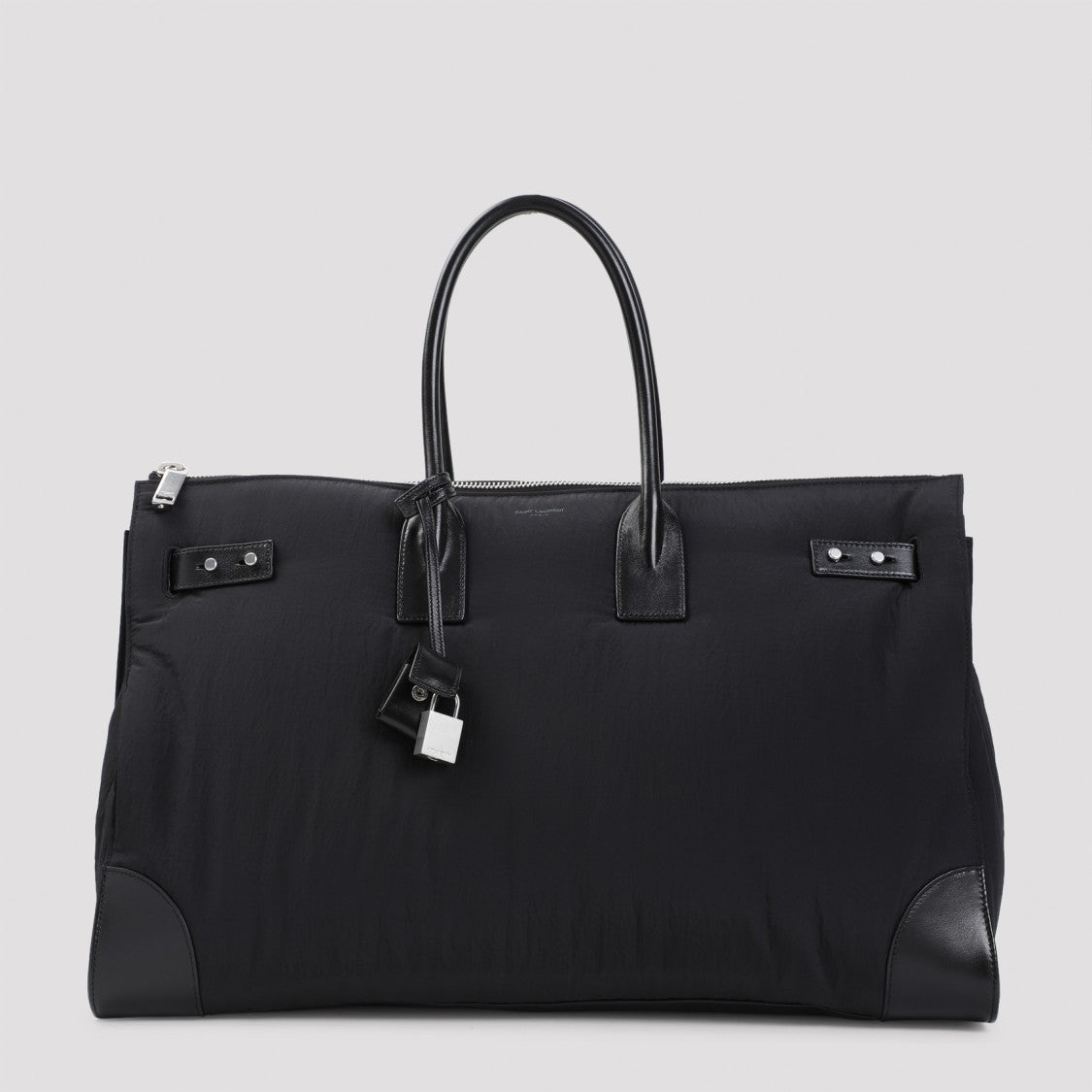 Saint Laurent Black Ysl Duffle Bag