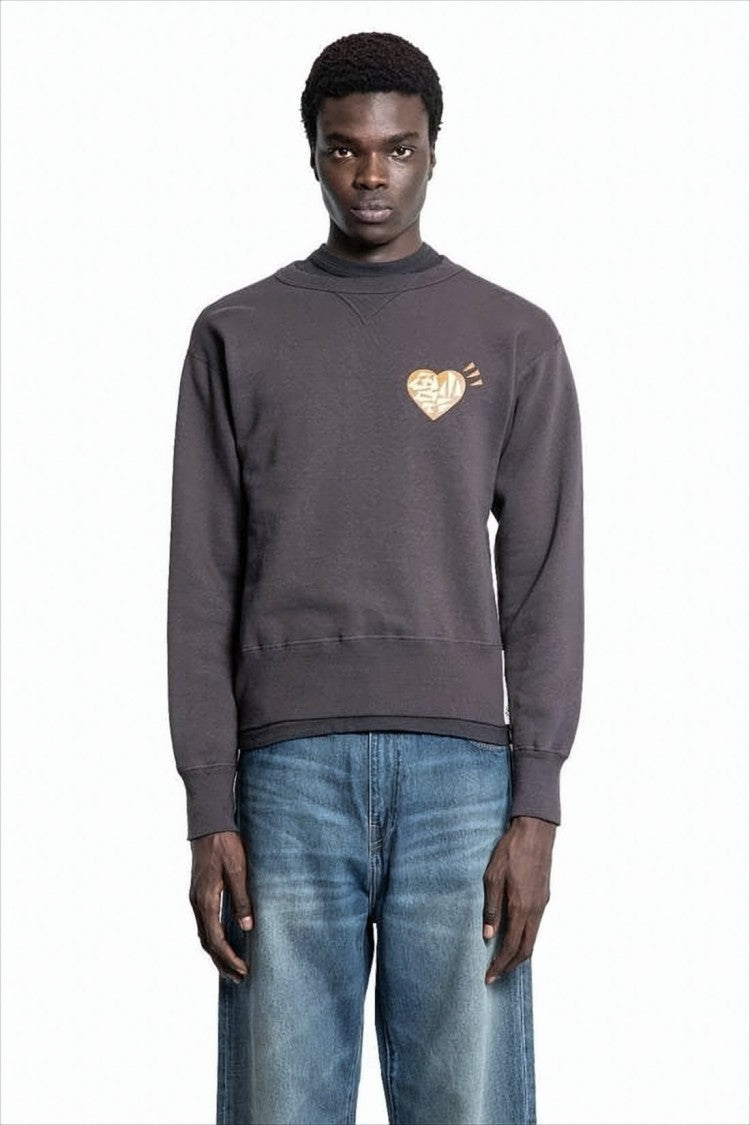 Humanmade Long-Sleeve Sweatshirt With Graphic Accents And Relaxed Fit
