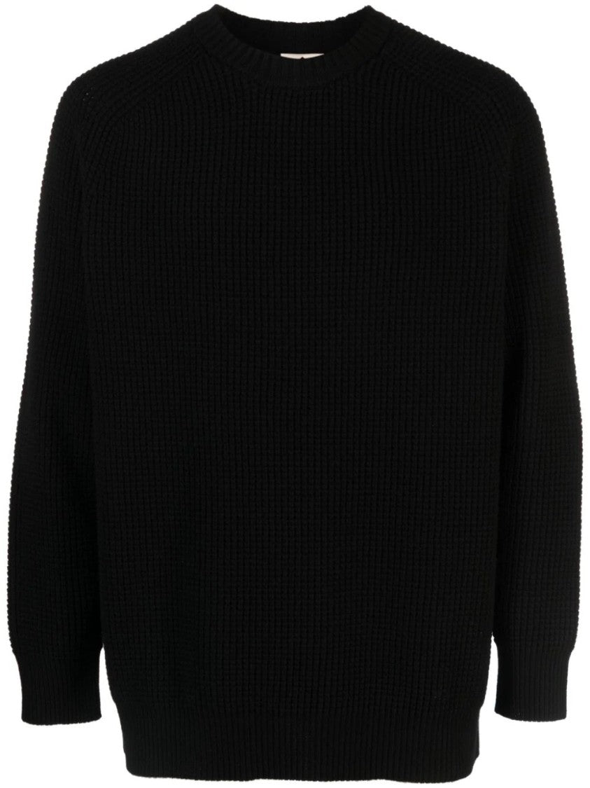 Ten C Classic Black Turtleneck Sweater