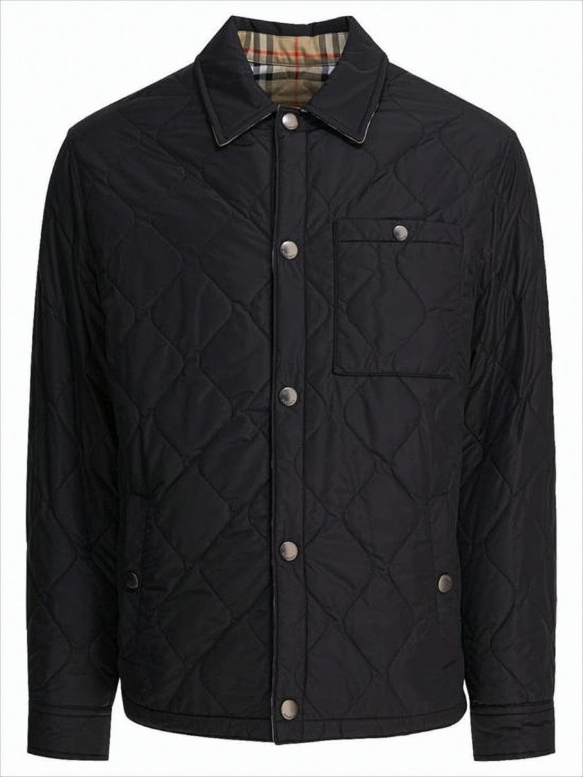 Burberry Reversible Quilted Jacket With Classic Check