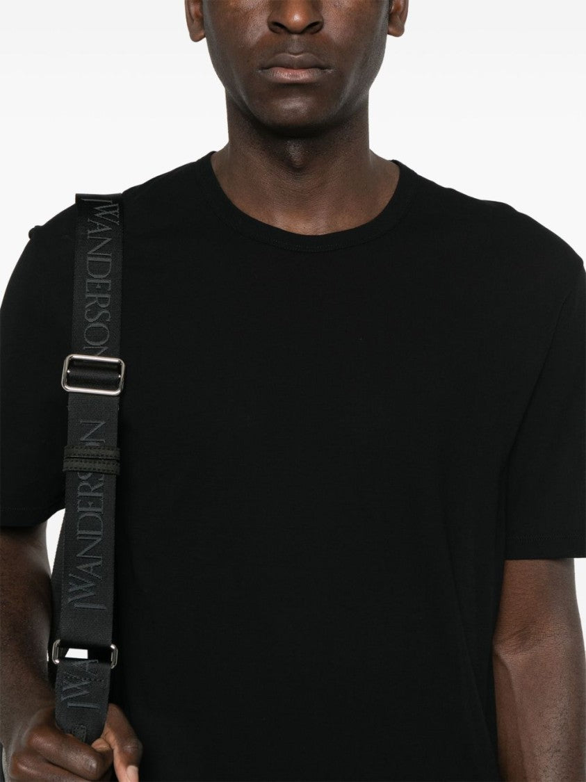 Jil Sander Black T-Shirt With Subtle Logo Detail