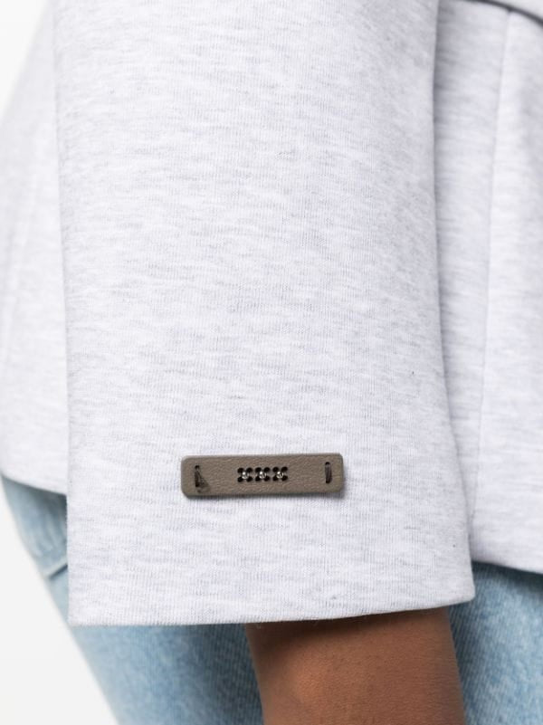 Peserico Single-Breasted Light Grey Blazer
