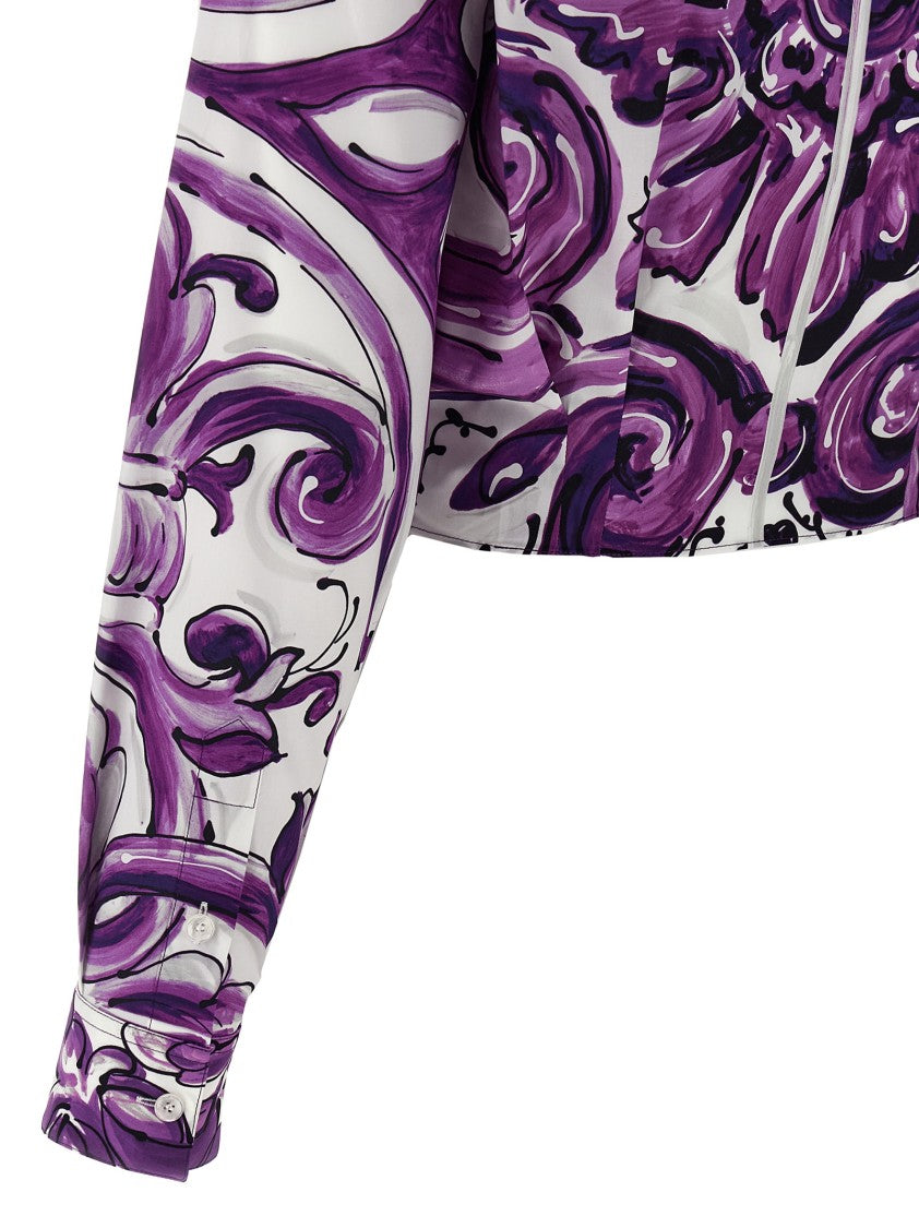 Dolce & Gabbana 'Maiolica' Print Shirt