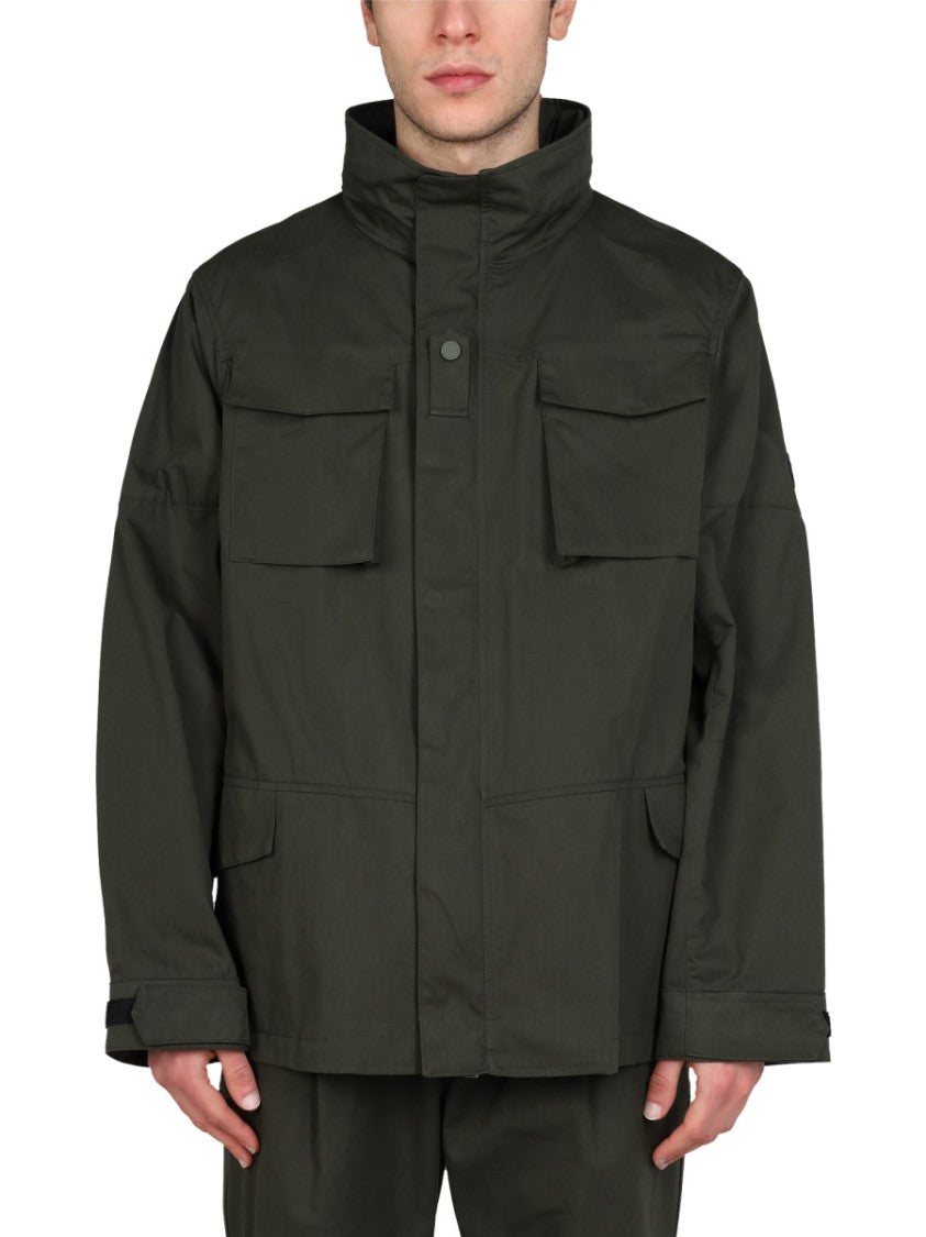 Lardini By Yosuke Aizawa Structured High Neck Jacket With Button