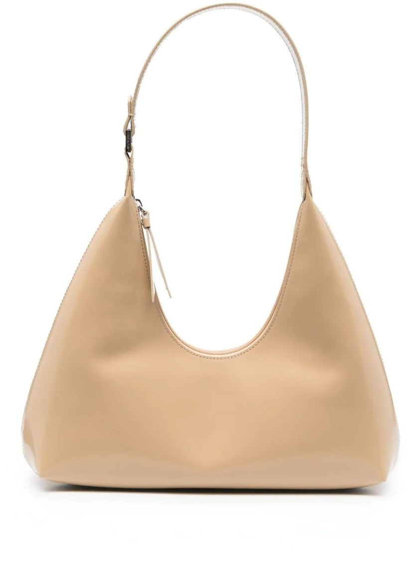 By Far Amber Kraft Leather Handbag