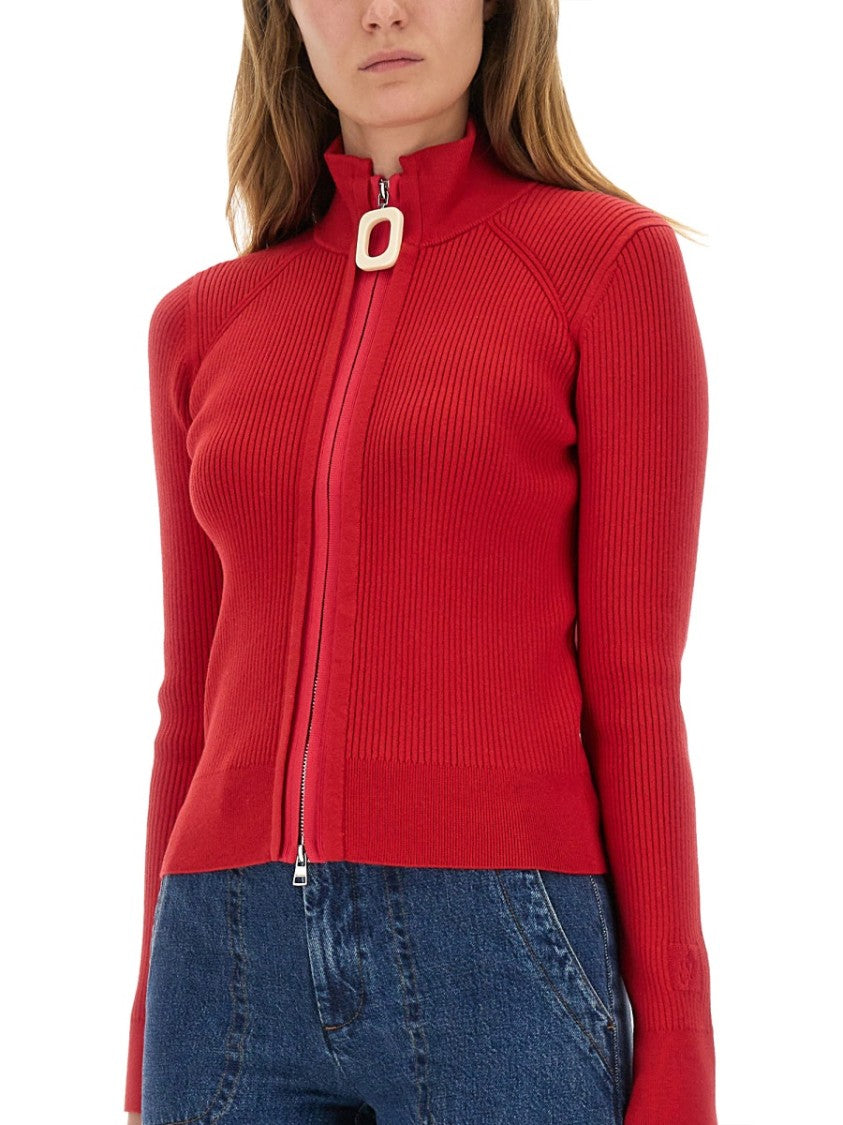 J. W. Anderson Fitted Cardigan With Zipper