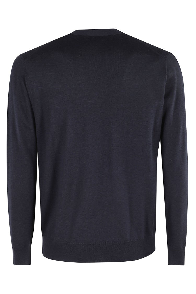 Paolo Pecora Crew Neck Sweater With Fine-Knit Texture