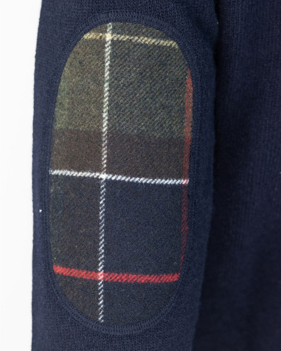 Barbour Holden Blue Crew Neck Sweater