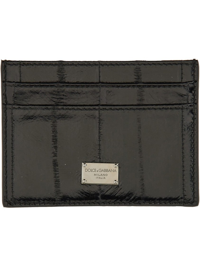 Dolce & Gabbana Eel Skin Card Case