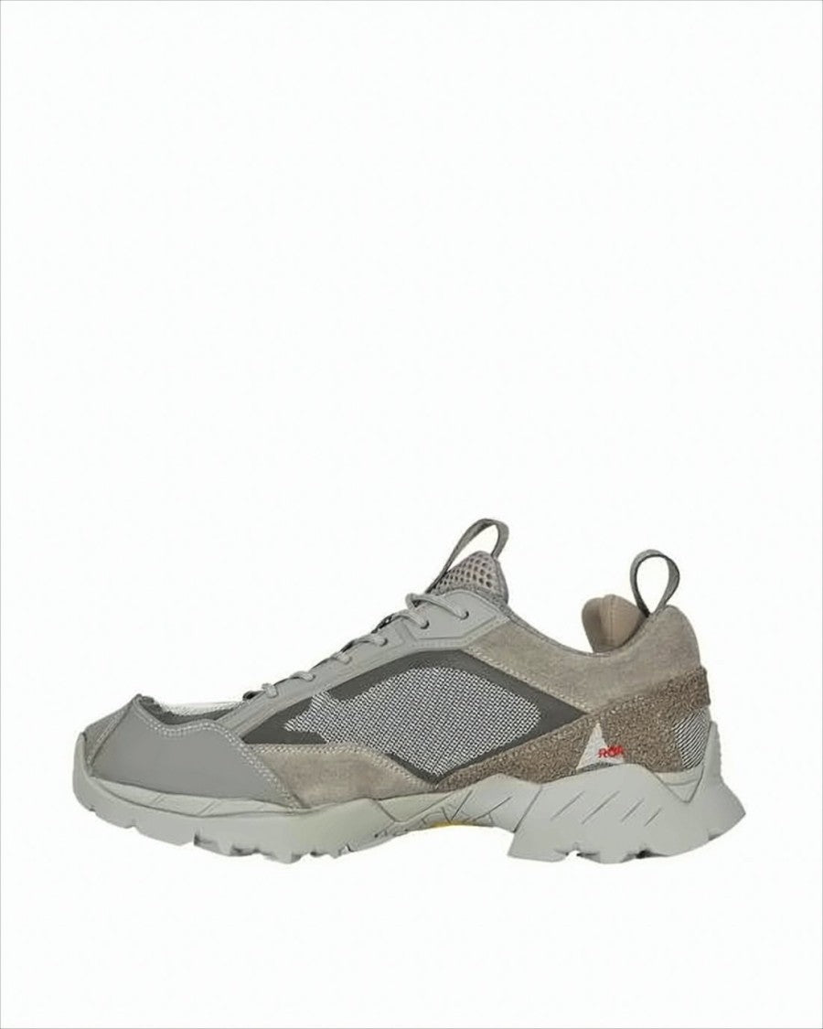 Roa Textured Grey Sneakers With Sole