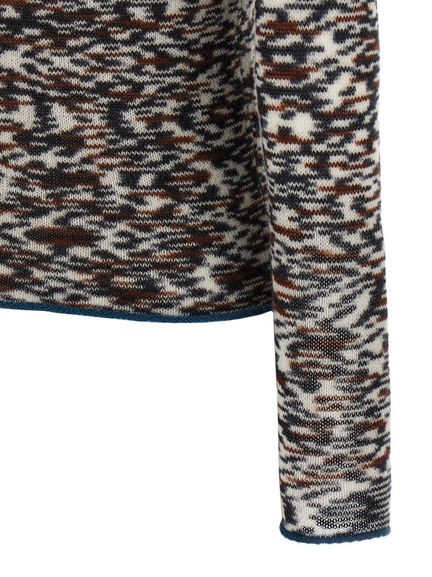 Missoni Multicolored Pattern Cashmere Sweater