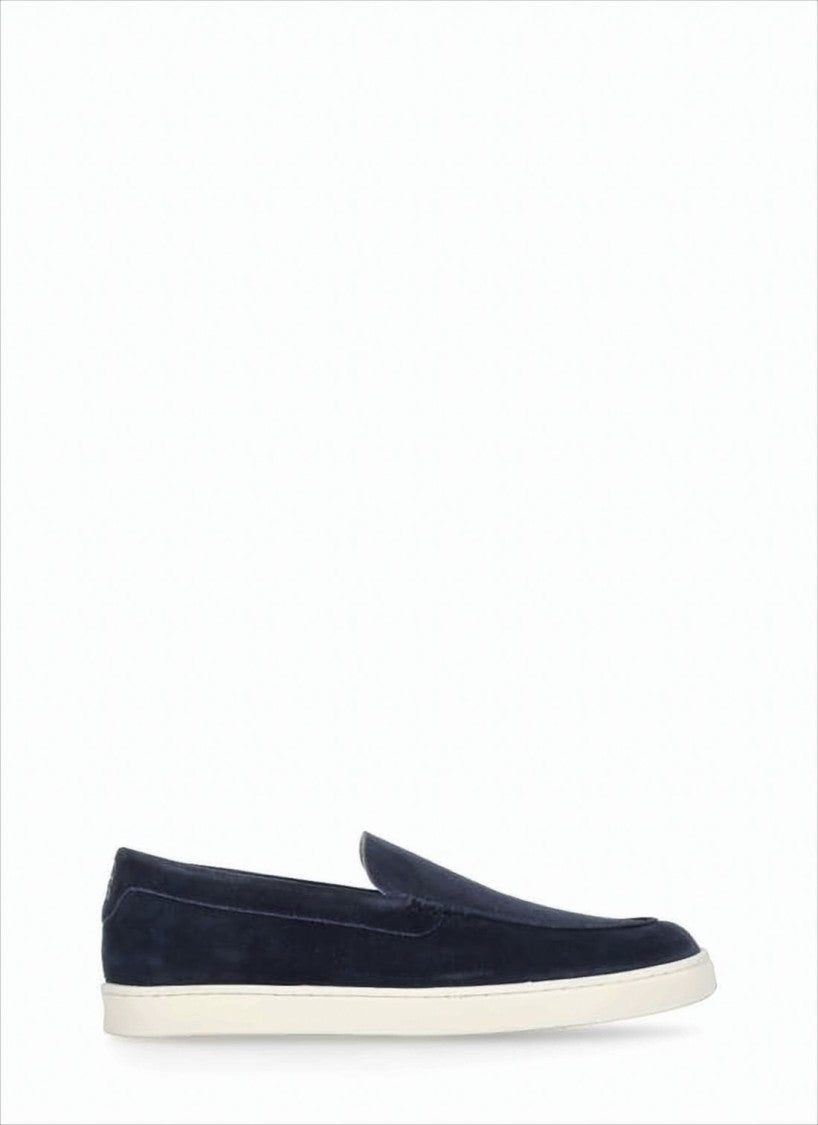 Brunello Cucinelli Suede Loafers With Rounded Toe
