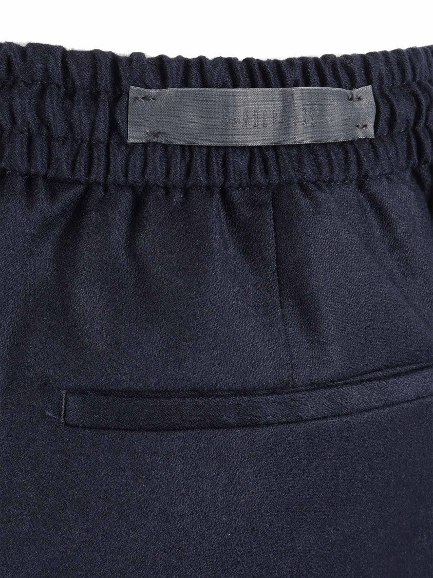 Briglia Straight-Leg Tailored Pants With Cropped Length