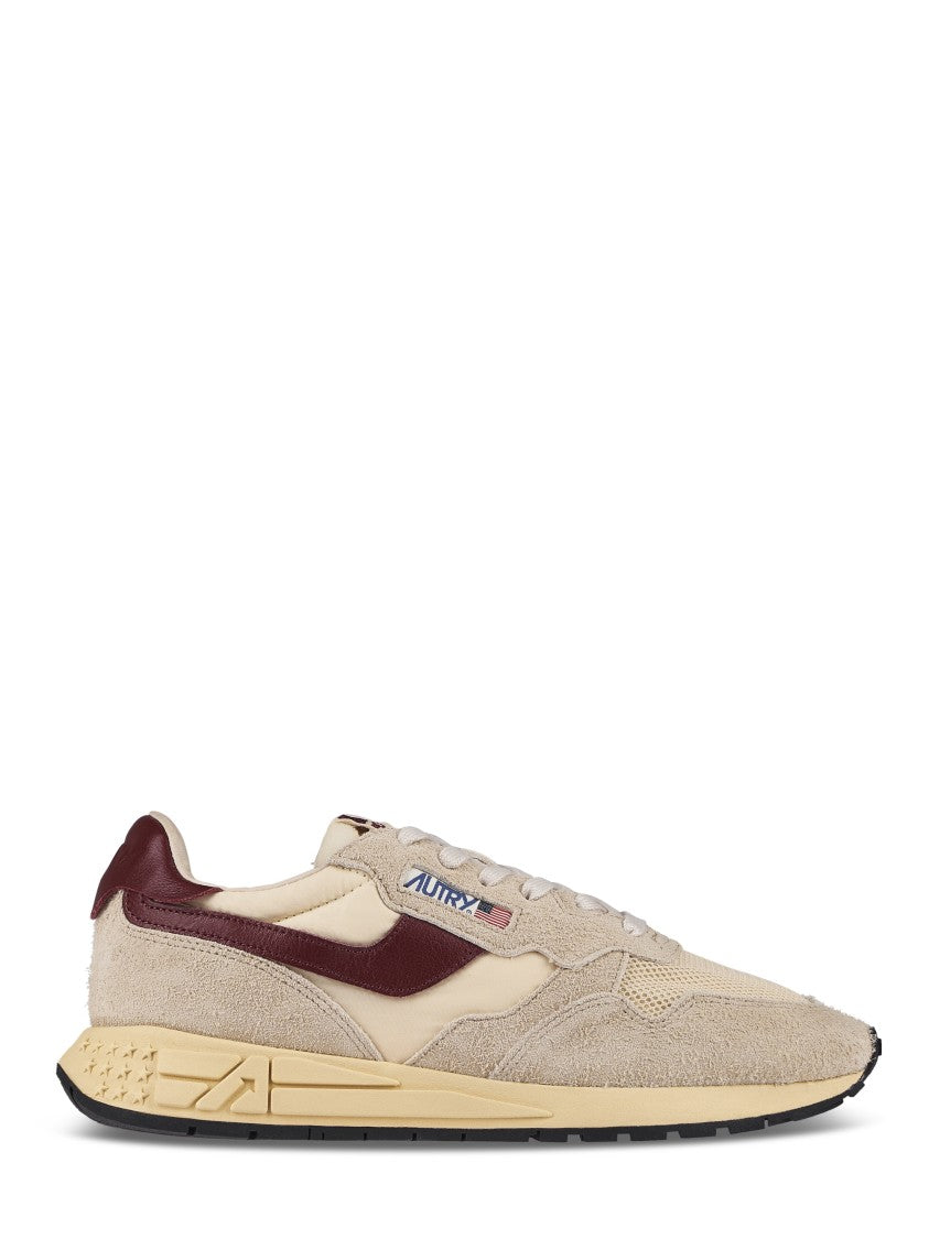 Autry Low-Top Sneakers With Suede And Mesh Textures