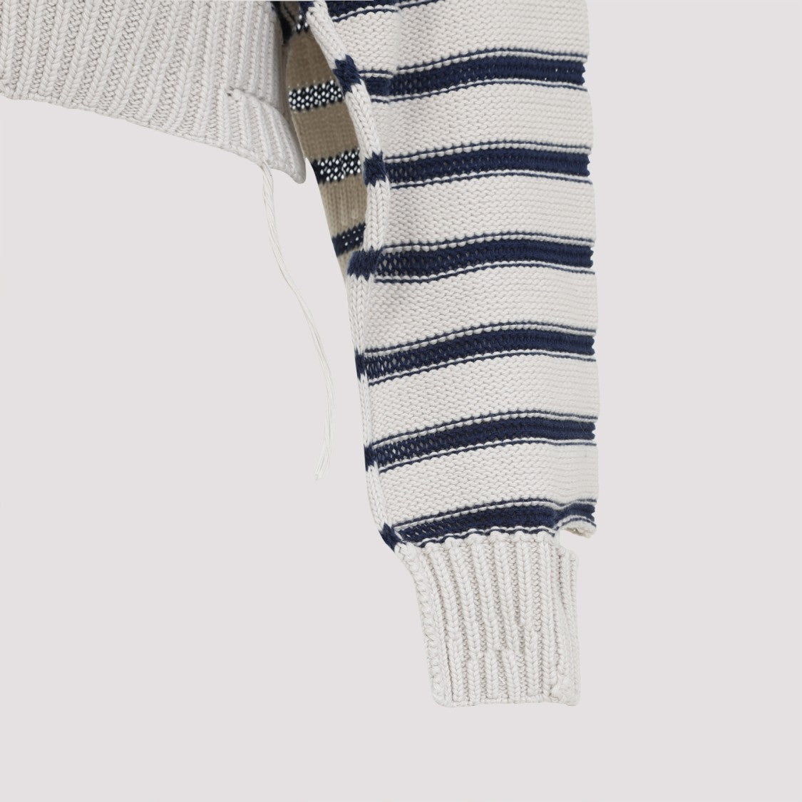 Mm6 By Maison Margiela Chalk White Cotton Cardigan