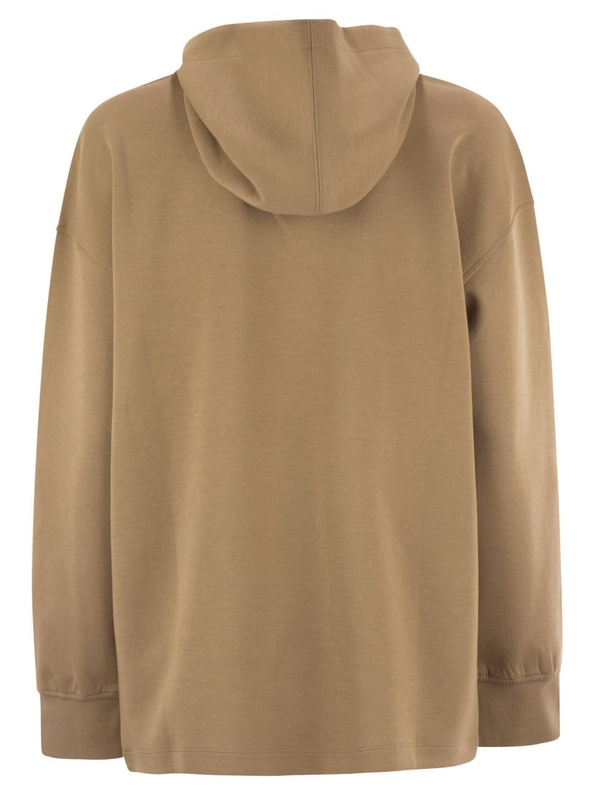 Max Mara Visiera - Sweatshirt Over In Cotton Jersey