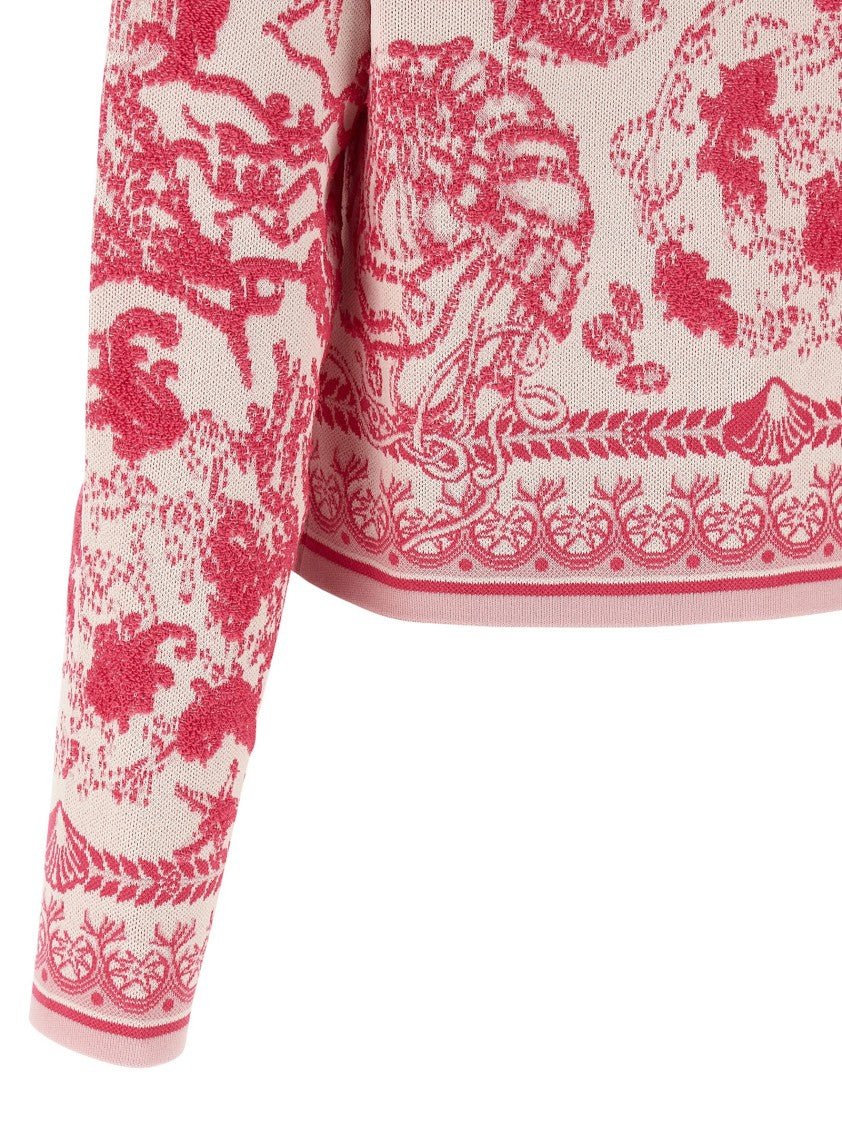 Versace 'Underwater Barocco' Cardigan