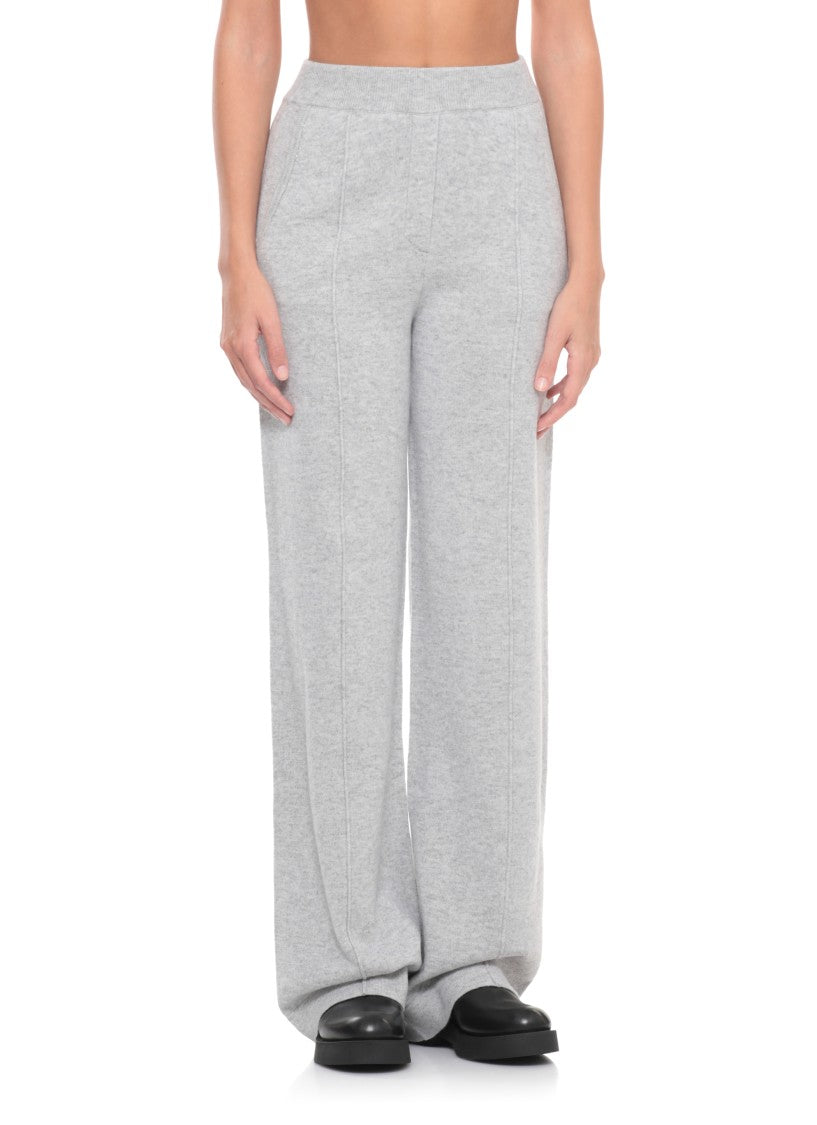 Peserico Grey Wool And Cashmere Pants