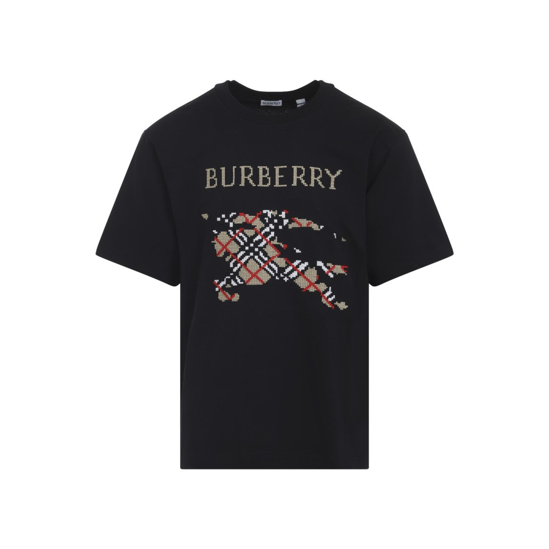 Burberry Ryan Logo Black Cotton T-Shirt