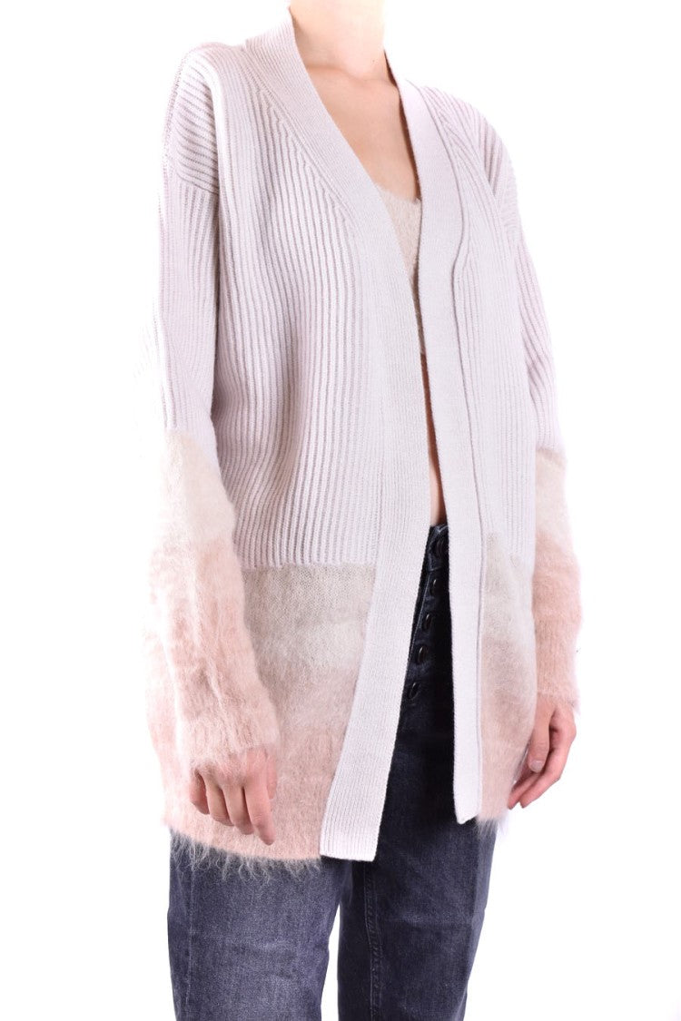 Dondup Gradient Knit Sweater With Ribbed Upper