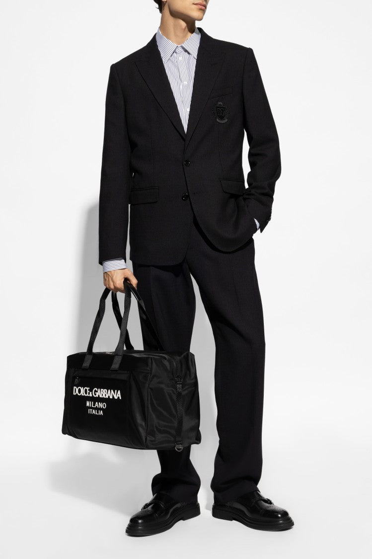 Dolce & Gabbana Deep Navy Blue Wool Blazer