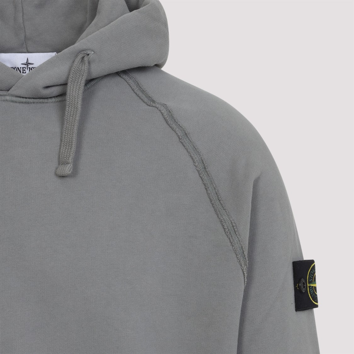 Stone Island Grey Cotton Sweatshirt