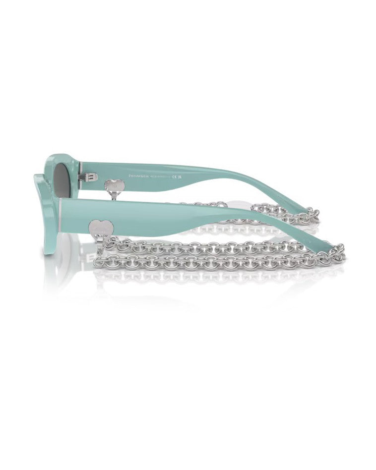 Tiffany & Co. Tiffany Blue Sunglasses With Dark Grey Lenses