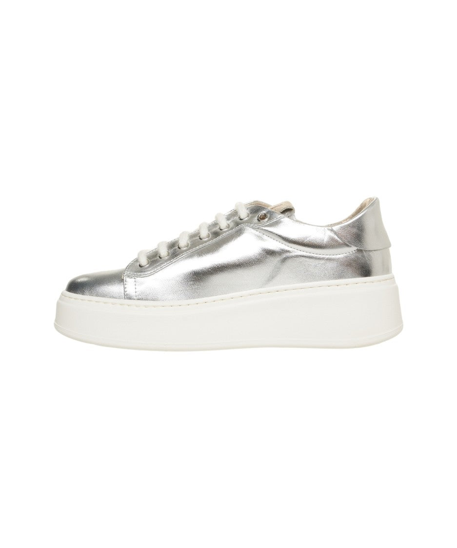 Gio+ 3D Floral Appliqué Sneakers With Rhinestones
