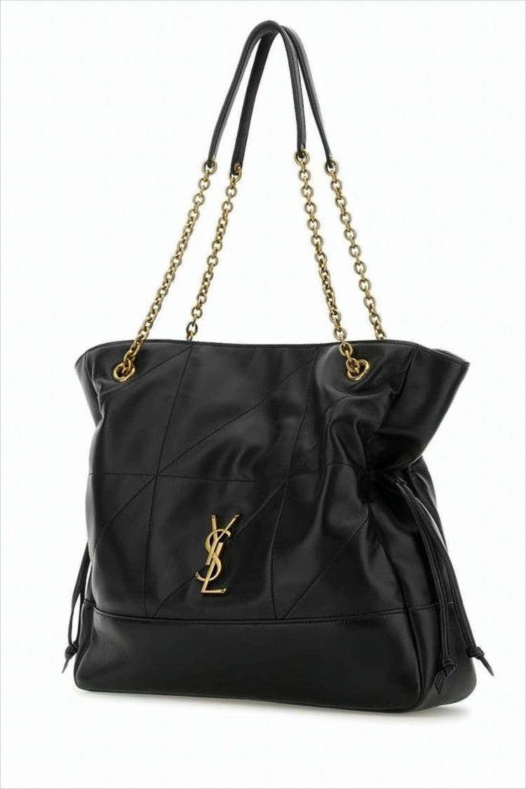 Saint Laurent Soft Lambskin Shoulder Bag With Quilted Pattern