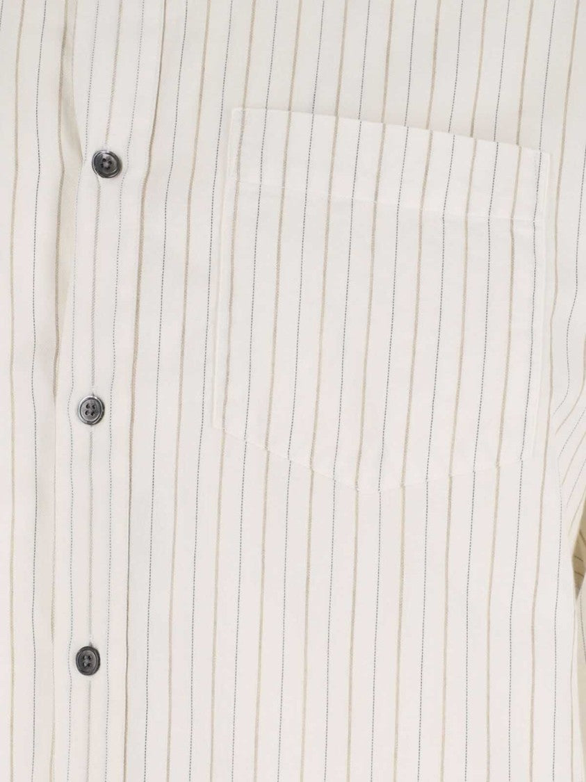 Sunflower "Stable" Striped Shirt Cream