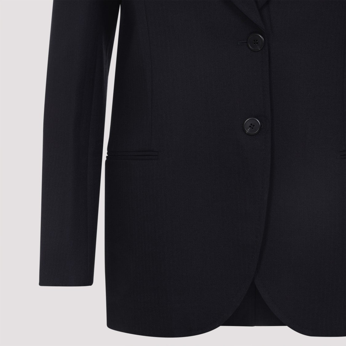 Prada Blue Virgin Wool Prada Blazer