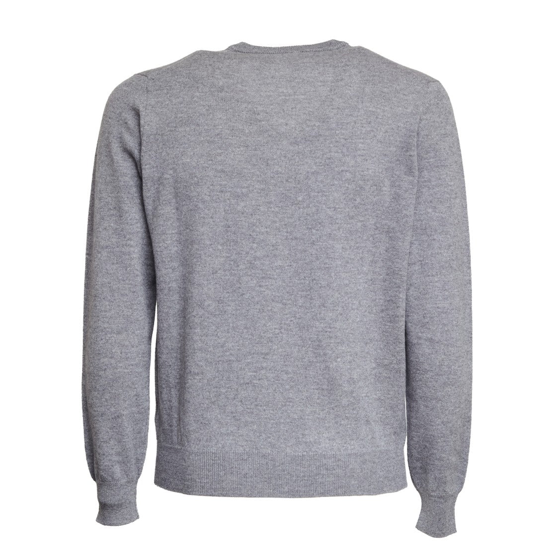 Filippo De Laurentiis V-Neck Wool And Cashmere Sweater With Ribbed Detailing