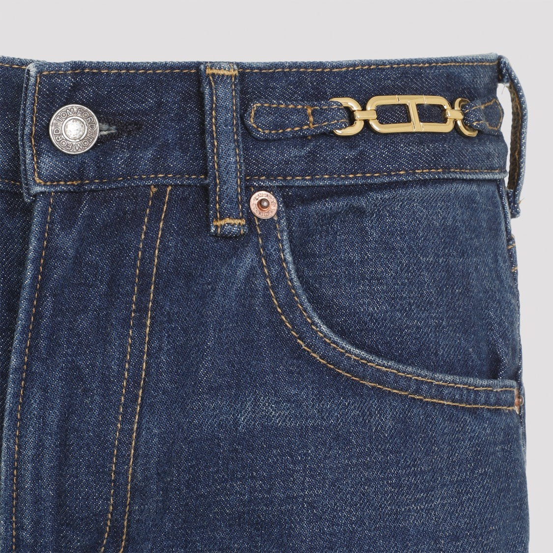 Tom Ford Blue Straight Jeans