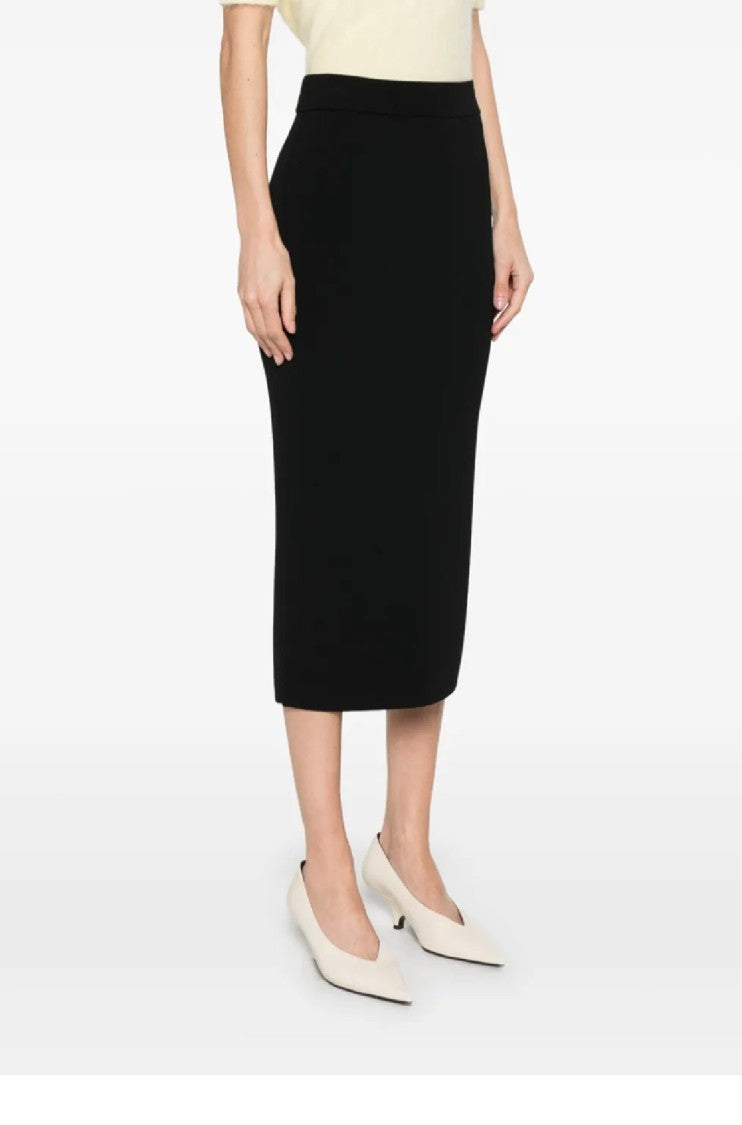 Max Mara Mid-Calf Fitted Skirt With Streamlined Silhouette
