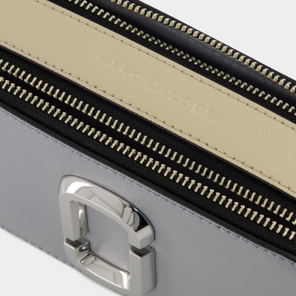 Marc Jacobs The Snapshot Crossbody - Leather - Grey