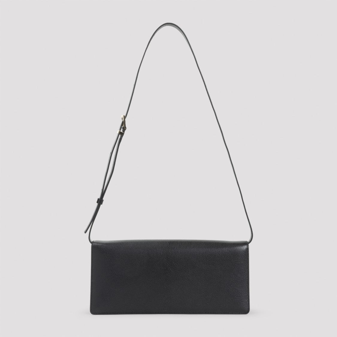 Tom Ford Textured Goat Leather Rectangular Shoulder Bag With Metallic Accents
