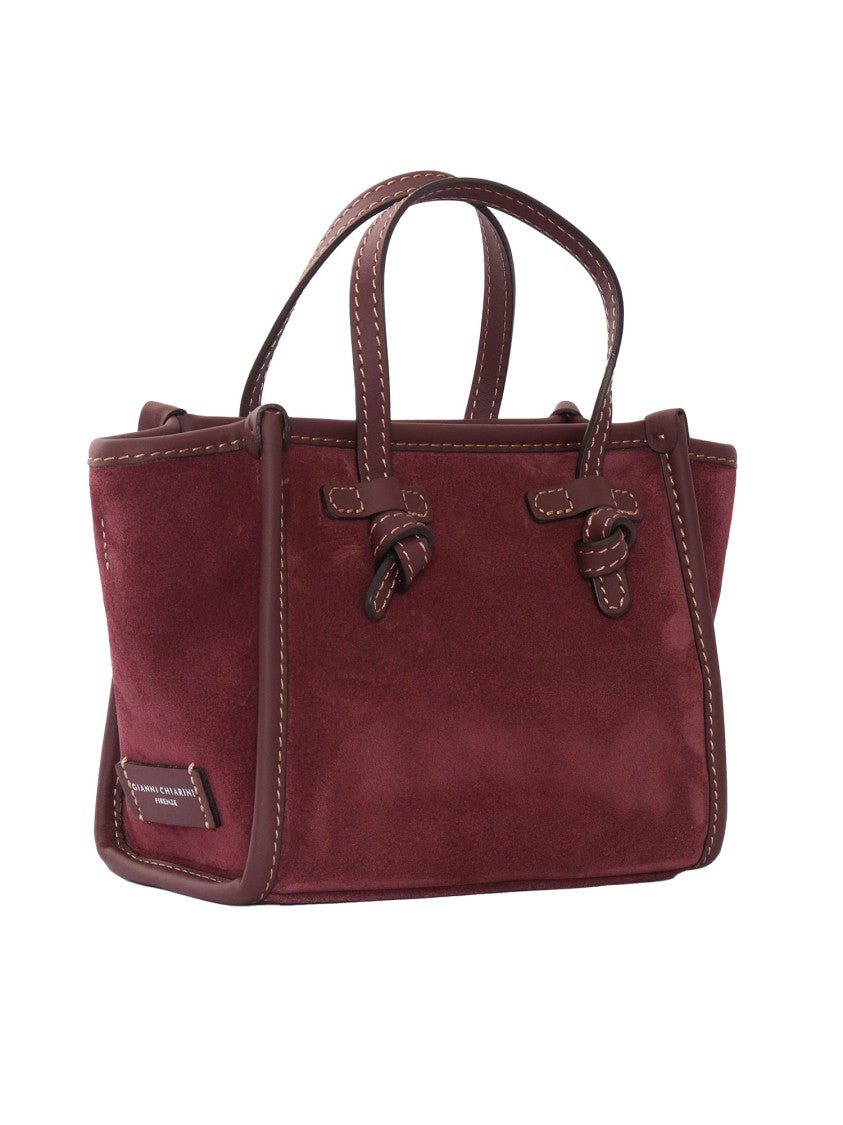 Gianni Chiarini Structured Brown Leather Handbag